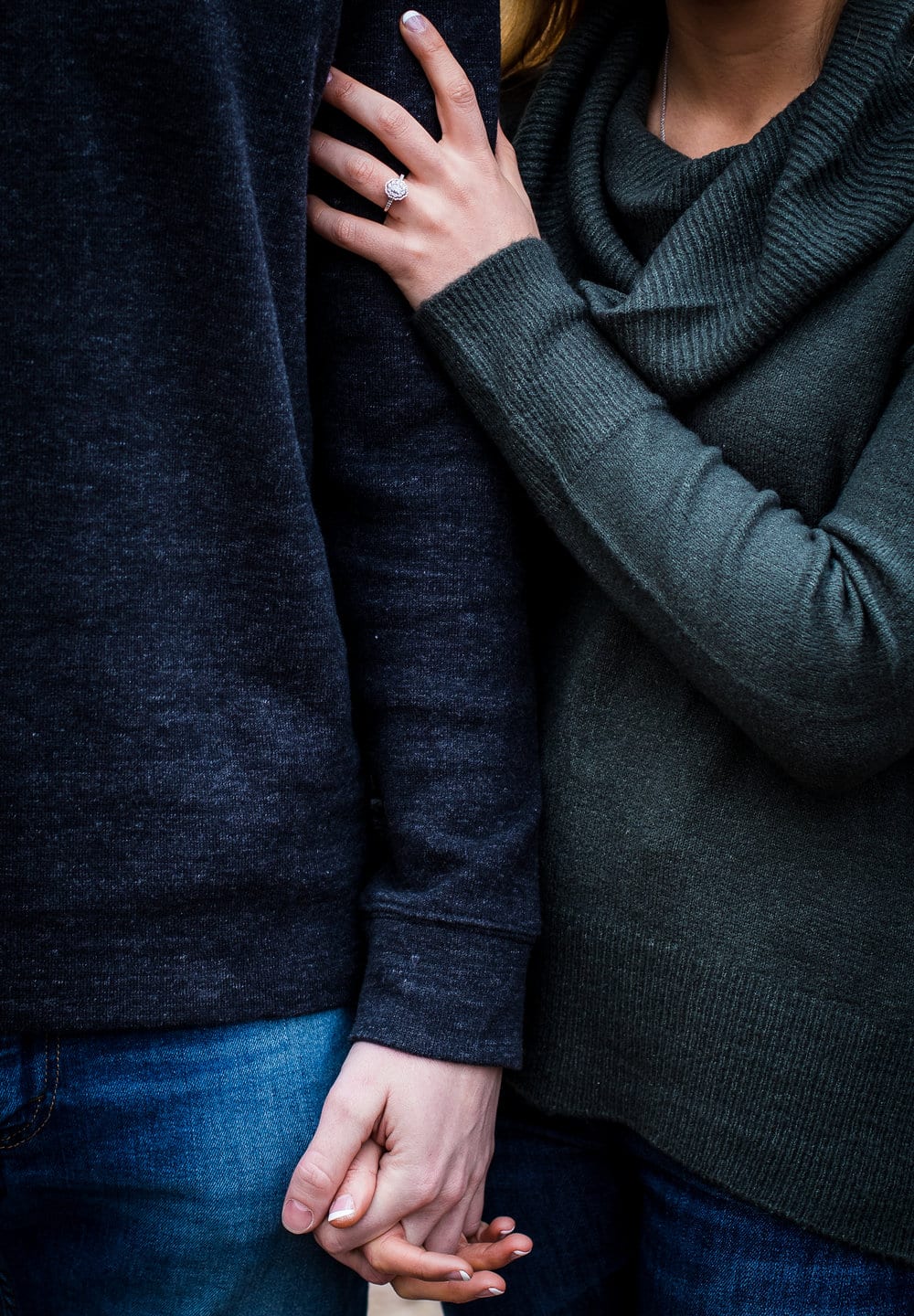 holding hands