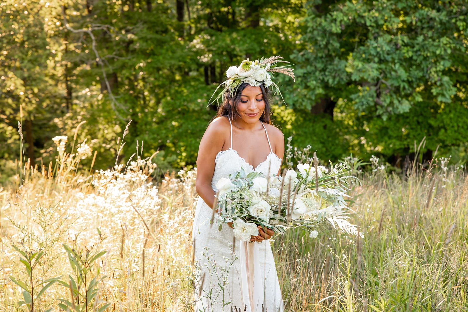 Bridal Portrait at The Wilds Bloomington Indiana