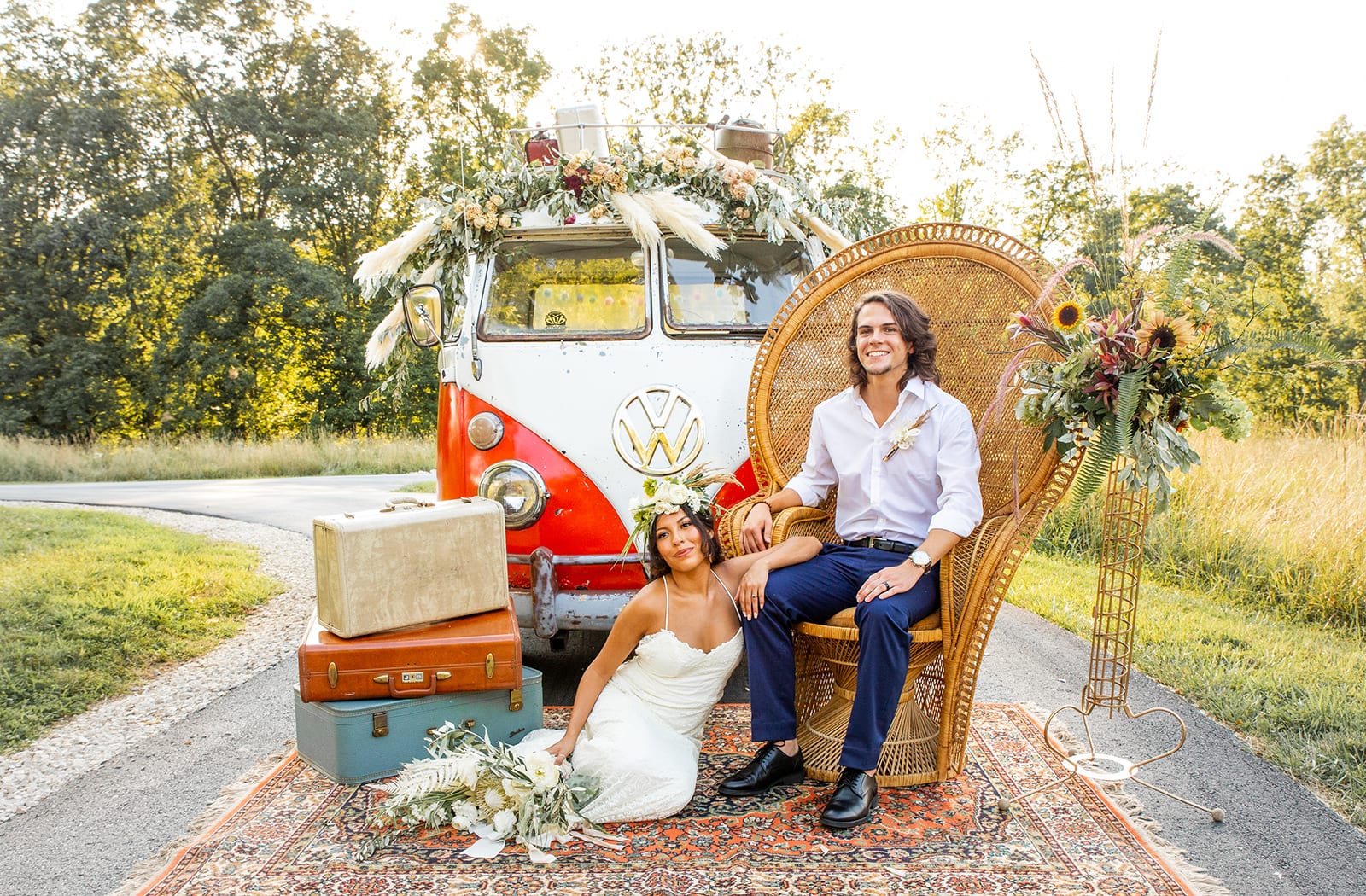 VW Truck Wedding Photography